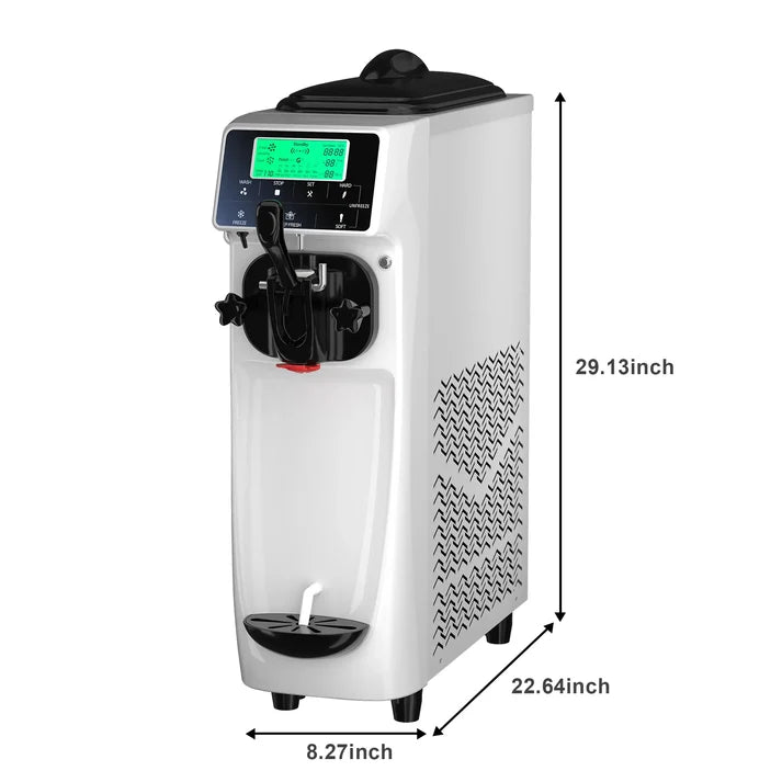 Soft Serve Ice Cream Machine, Ice Cream Machine for Commercial and Home Use