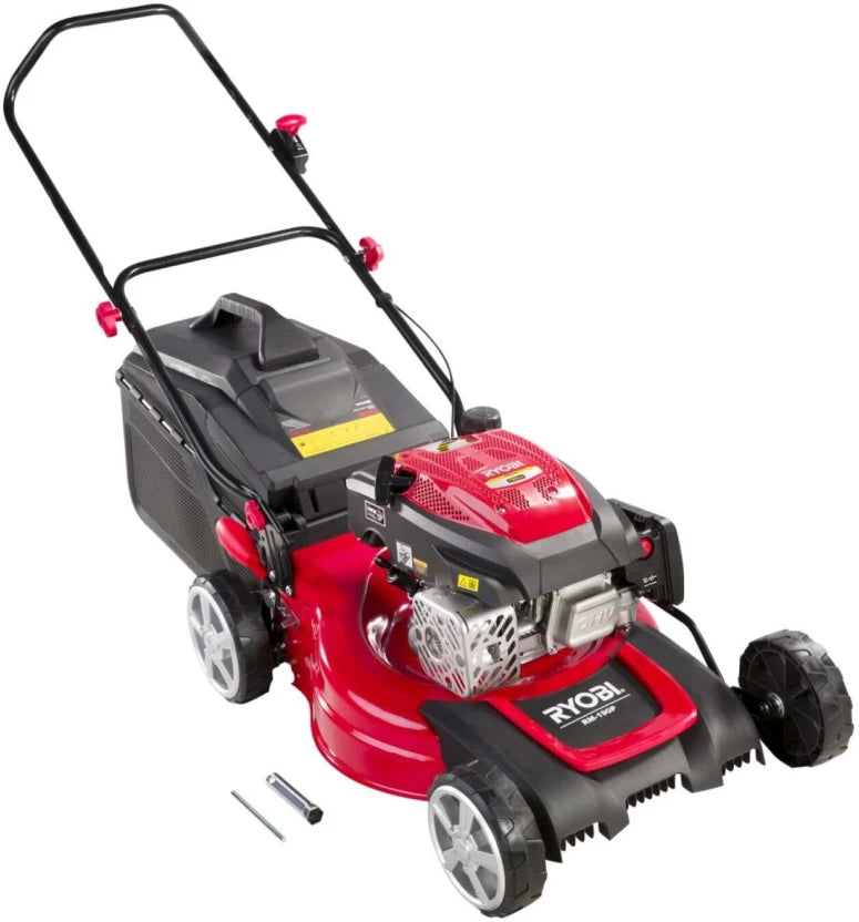 Ryobi Lawnmower Petrol 190Cc 4-Stroke Lawn Mower (Red Petrol)