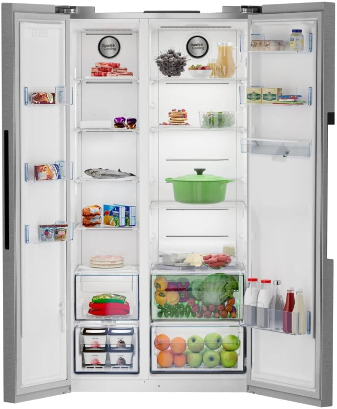 Defy 555 L Frost Free Double Door Fridge (Dark Inox, DFF647)