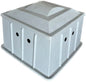 Aqua Max Plastic Garden Shed  (Grey, Coverage Area:1.2 sq.m)
