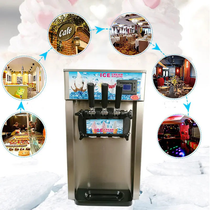 3 Soft Exclusive Ice Cream Machine -Exclusive