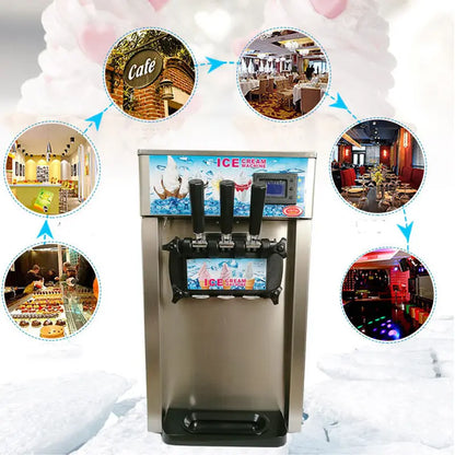 3 Soft Exclusive Ice Cream Machine -Exclusive
