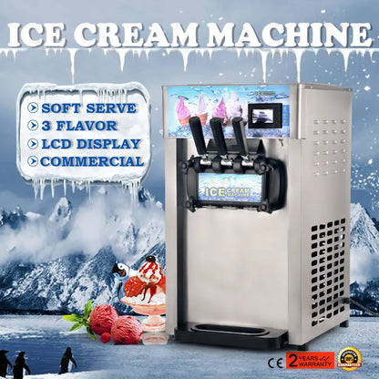 3 Soft Exclusive Ice Cream Machine -Exclusive