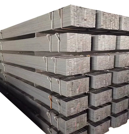 Black/Galvanized Surface Carbon Steel Flat Bar Cold Drawn Metal Alloy
