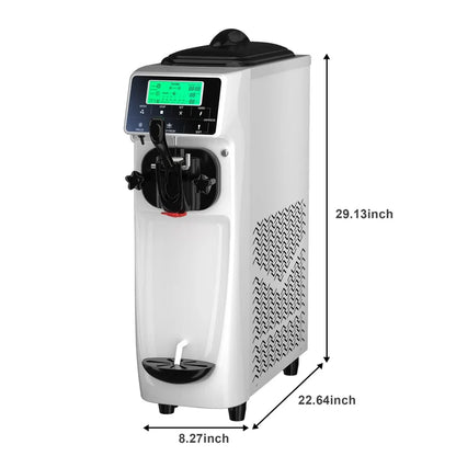 Soft Serve Ice Cream Machine, Ice Cream Machine for Commercial and Home Use