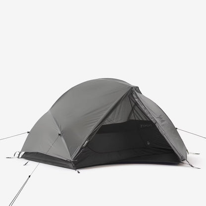 2-person dome trekking tent, lightweight and free-standing