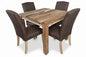 VC Furniture and Design Solid Wood 4 Seater Dining Set  (Finish Colour -Brown, Assembly Required)