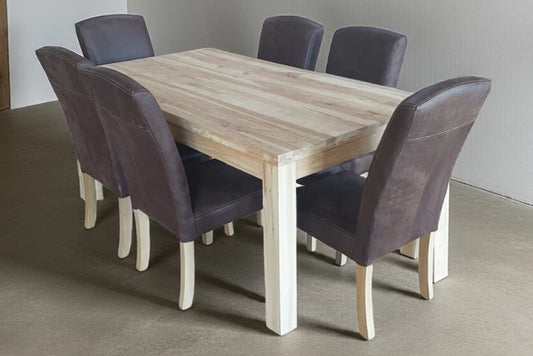 VC Furniture and Design Solid Wood 6 Seater Dining Set