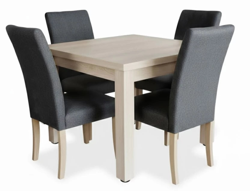 VC Furniture and Design Solid Wood 4 Seater Dining Set