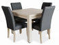 VC Furniture and Design Solid Wood 4 Seater Dining Set