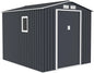 FDB Archer Plus C-2 Metal Garden Shed  (Grey, Coverage Area:5.52 sq.m)