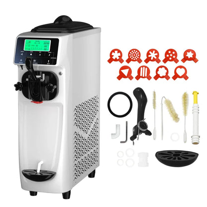 Soft Serve Ice Cream Machine, Ice Cream Machine for Commercial and Home Use