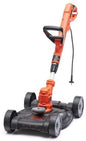 BLACK & DECKER 550W 3-in-1 Strimmer Lawn Mower  (Black AC Adapter)