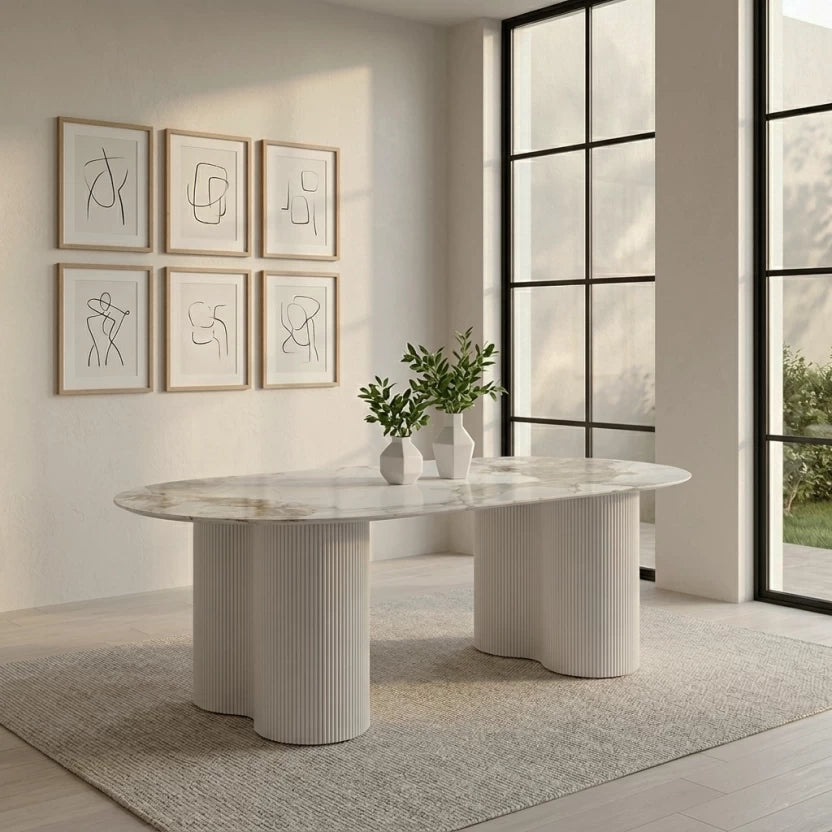 Grace Dining Table DT-494 Metal Dining Table&nbsp;