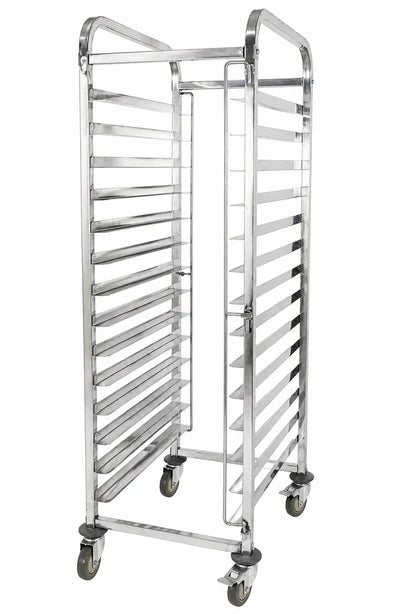 GATTO 15 Tier Baking Tray Trolley Stainless Steel (Tray Size: 600x400mm)