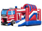 Fire Department Inflatable Jumping Castle Slide