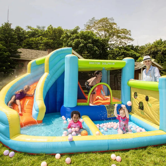 Inflatable Bouncer Jumping Castle House Water Slide for Kids Jump