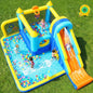 Inflatable Water Slide Bounce House Splash Pool Backyard Climbing Tunnel Kids