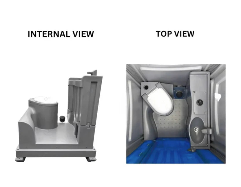 New Plastic Mobile Toilet - Single toilet (MTP1)