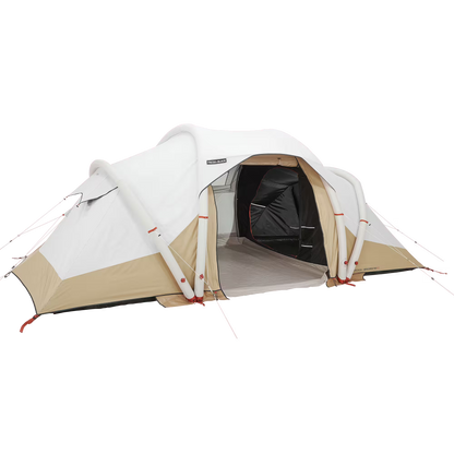 4-person, 2-bedroom inflatable camping tent, Air Seconds 4.2, Fresh & Black