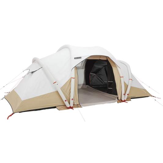 4-person, 2-bedroom inflatable camping tent, Air Seconds 4.2, Fresh & Black