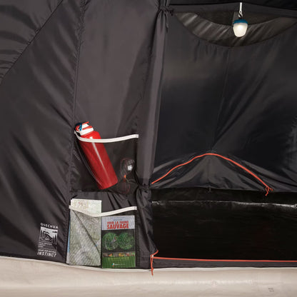 4-person, 2-bedroom inflatable camping tent, Air Seconds 4.2, Fresh & Black