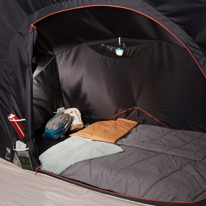 4-person, 2-bedroom inflatable camping tent, Air Seconds 4.2, Fresh & Black