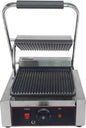 Aloma Contact Grill / Panini Grill (Single) 1800 W Electric Pop Up Toaster (Silver)