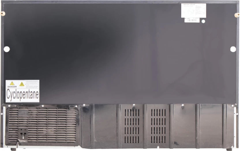 Polarcab 320 L Multi-Door Fridge  (Black, Back Bar Bottle Cooler – 3 Door, Sliding)