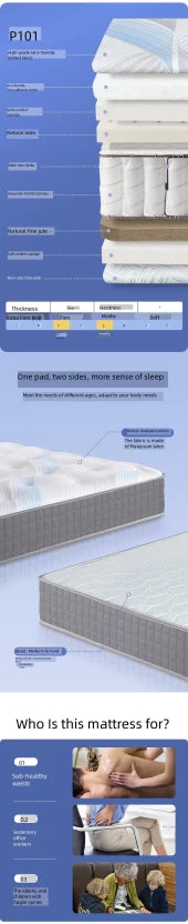 Solala Mattress, hotel and bed and breakfast soft and hard spine protection Simmons