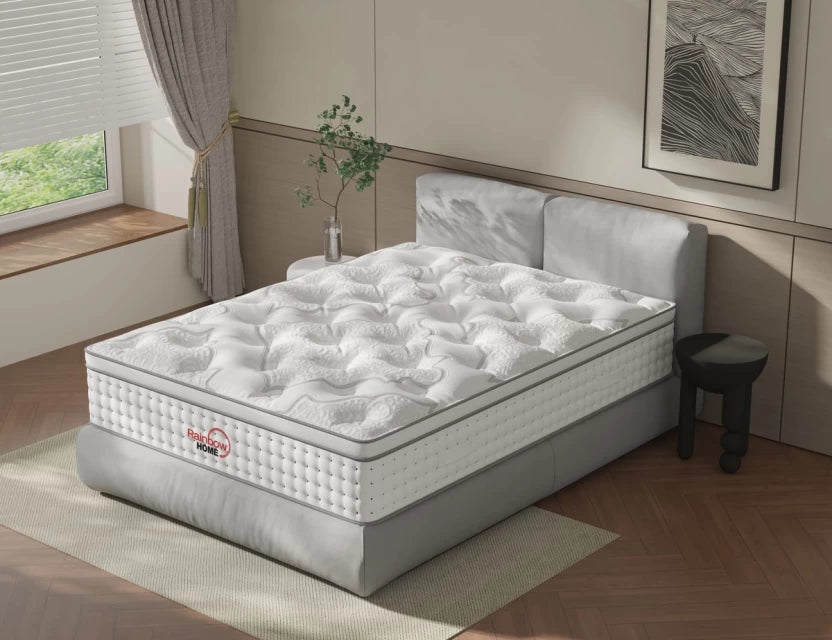 Rainbow Home Centre Las Vegas 35 cm Queen Pocket Spring Mattress  (L x W: 188 cm x 152 cm)