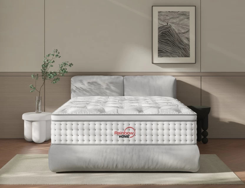 Rainbow Home Centre Las Vegas 35 cm Queen Pocket Spring Mattress  (L x W: 188 cm x 152 cm)