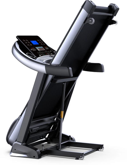 Zoolpro Motorized Exercise Electric Workout Running Treadmill Black Motorized Treadmill