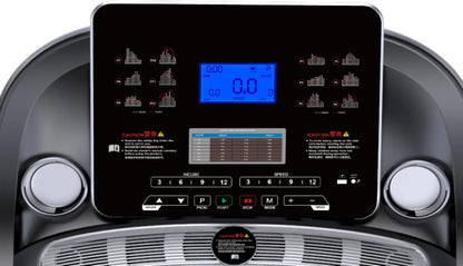 Zoolpro Motorized Exercise Electric Workout Running Treadmill Black Motorized Treadmill