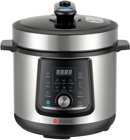 Milex Digital 6L Pressure Cooker  (Stainless Steel)