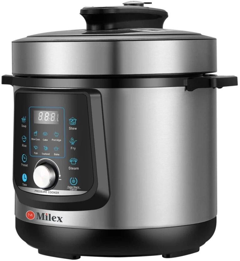Milex Digital 6L Pressure Cooker  (Stainless Steel)