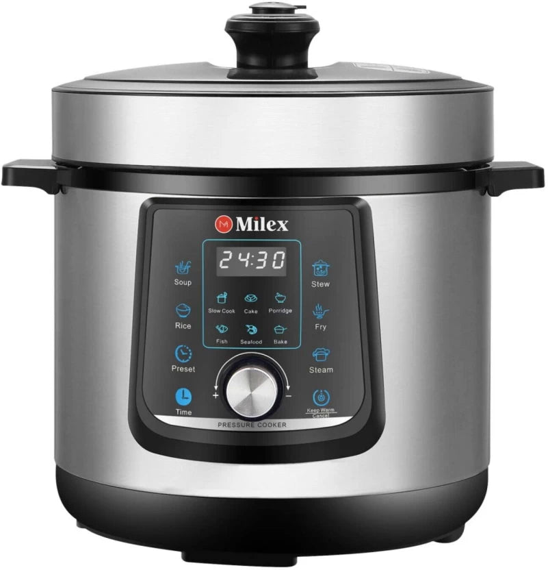Milex Digital 6L Pressure Cooker  (Stainless Steel)