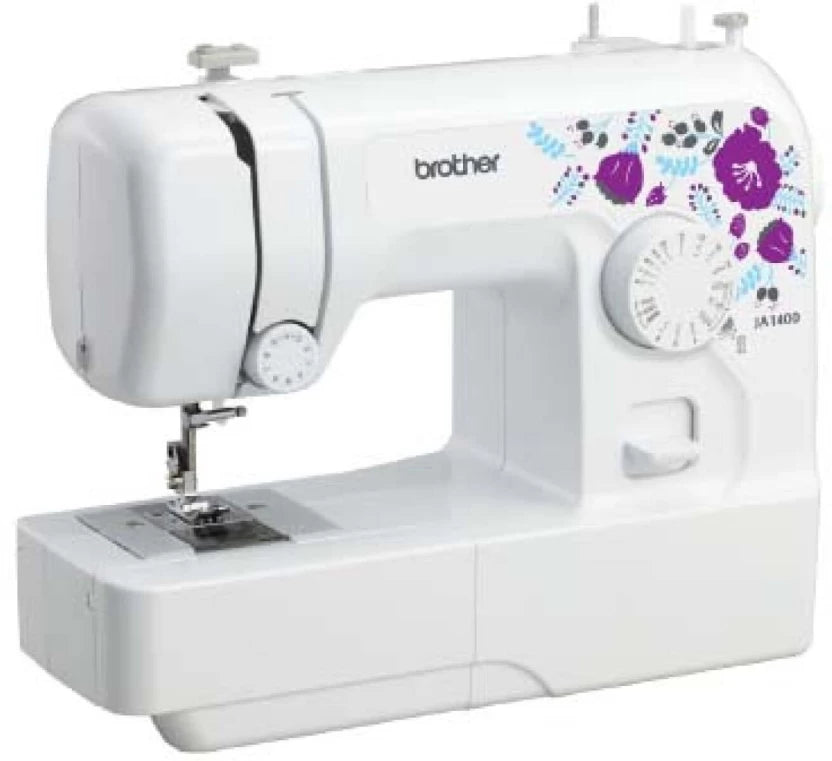 Brother Basic JA1400 White Manual Sewing Machine  ( Built-in Stitches 14)