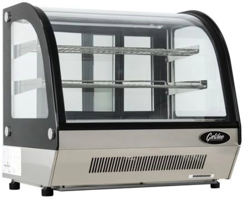 GALILEO Countertop curved refrigerated display- 0.7m 110L