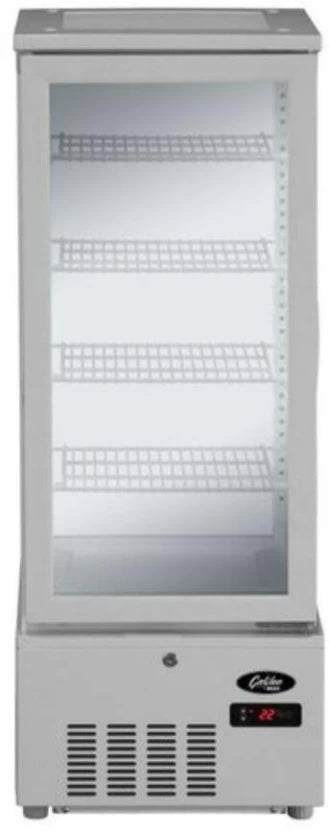 GALILEO Refrigerated glass display cabinet - 92Lt, White - GALILEO 92L