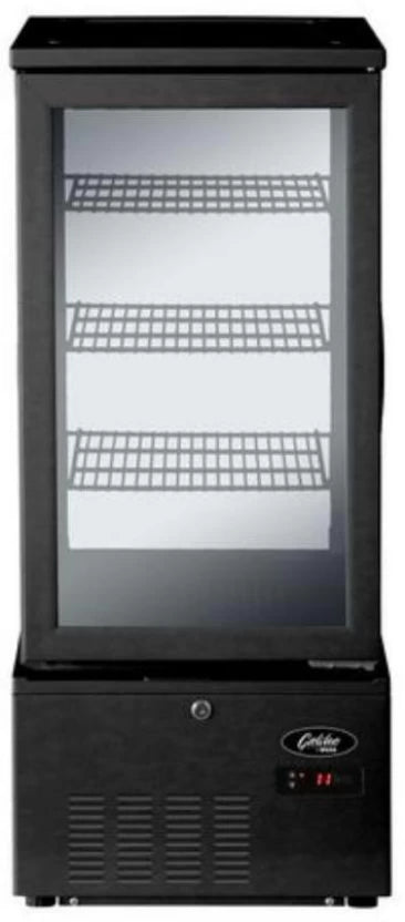 GALILEO Refrigerated glass display cabinet - 74Lt, Black - GALILEO 74L