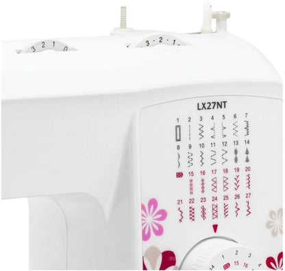Brother LX27NT White Manual Sewing Machine ( Built-in Stitches 27)