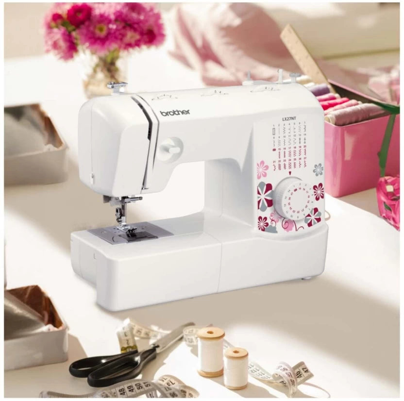 Brother LX27NT White Manual Sewing Machine ( Built-in Stitches 27)