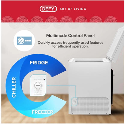 Defy 195 L Single Door Chest Freezer  (White)